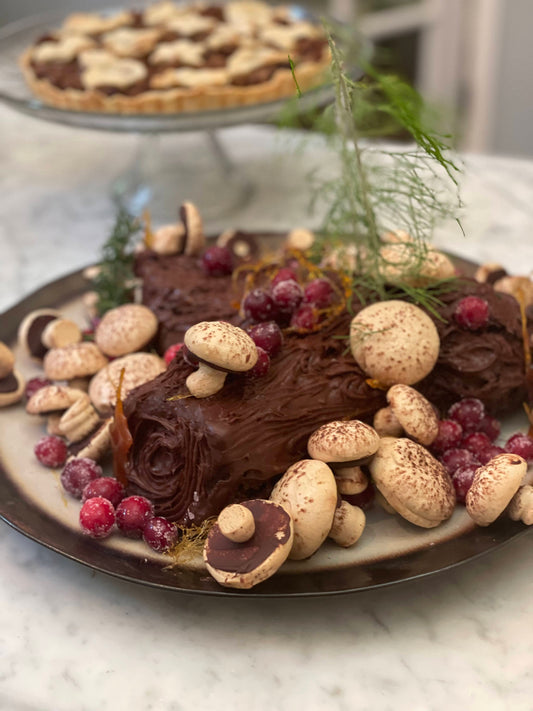 YULE LOG / BUCHE DE NOEL (Upcoming Live Vegan Cooking Class) (7651098493185)